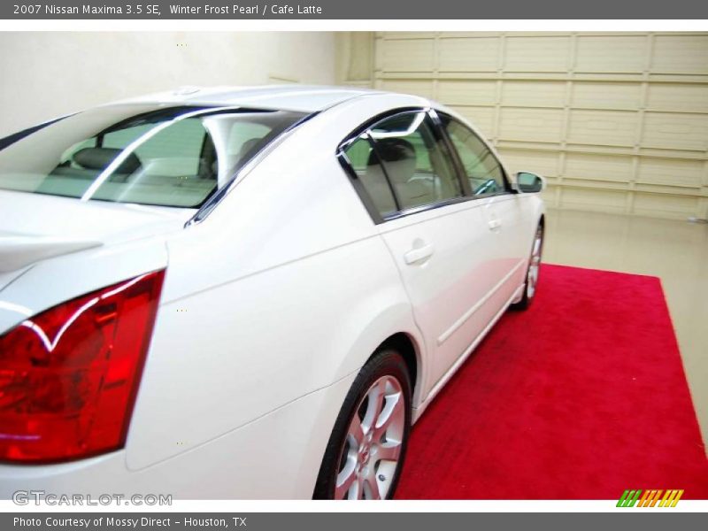 Winter Frost Pearl / Cafe Latte 2007 Nissan Maxima 3.5 SE