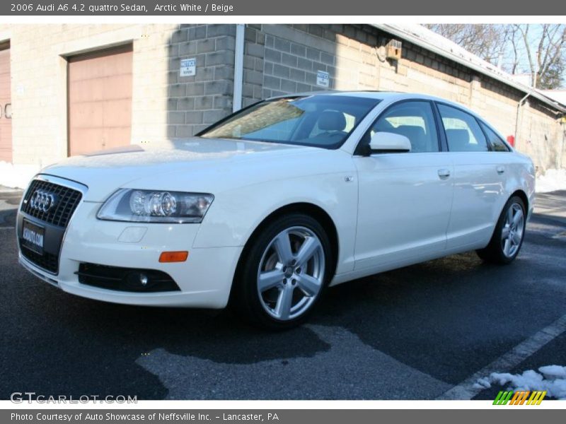 Arctic White / Beige 2006 Audi A6 4.2 quattro Sedan