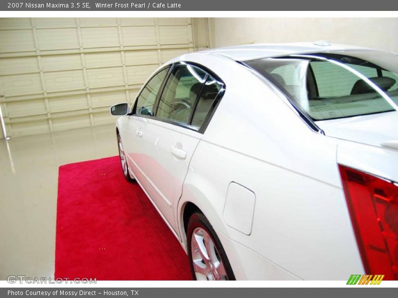 Winter Frost Pearl / Cafe Latte 2007 Nissan Maxima 3.5 SE