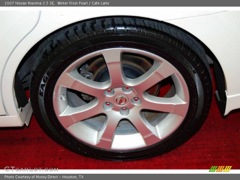 Winter Frost Pearl / Cafe Latte 2007 Nissan Maxima 3.5 SE