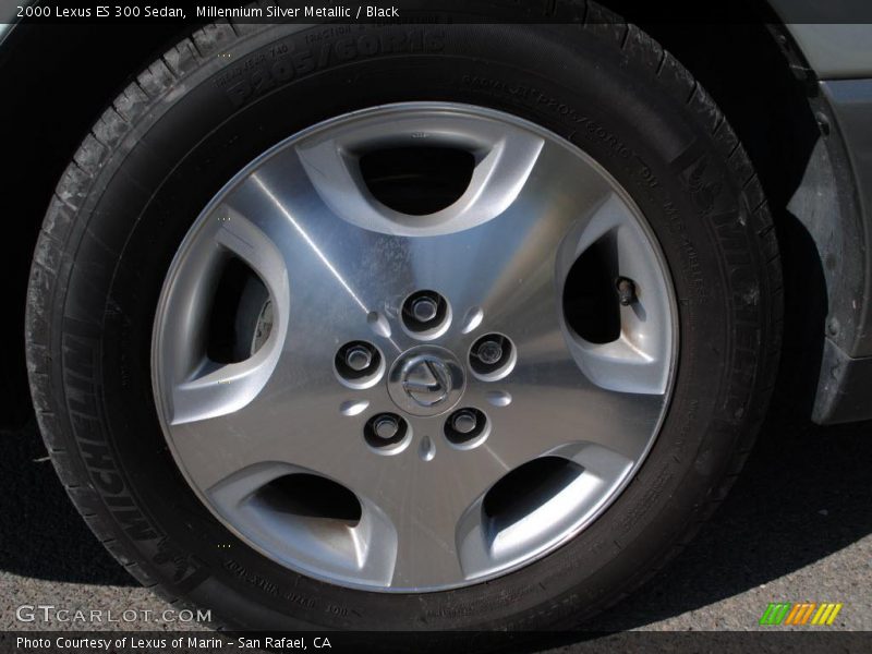 Millennium Silver Metallic / Black 2000 Lexus ES 300 Sedan