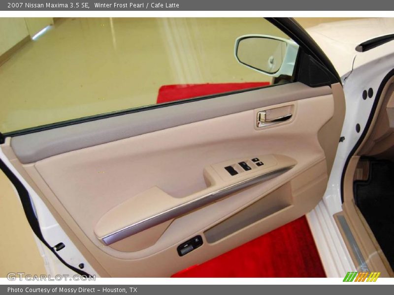Winter Frost Pearl / Cafe Latte 2007 Nissan Maxima 3.5 SE