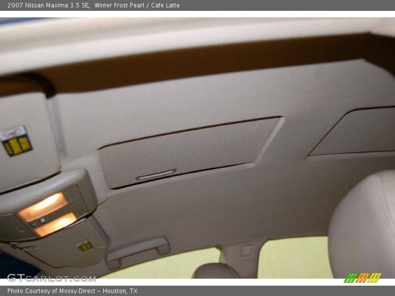 Winter Frost Pearl / Cafe Latte 2007 Nissan Maxima 3.5 SE