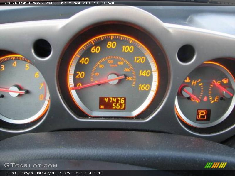 Platinum Pearl Metallic / Charcoal 2006 Nissan Murano SL AWD