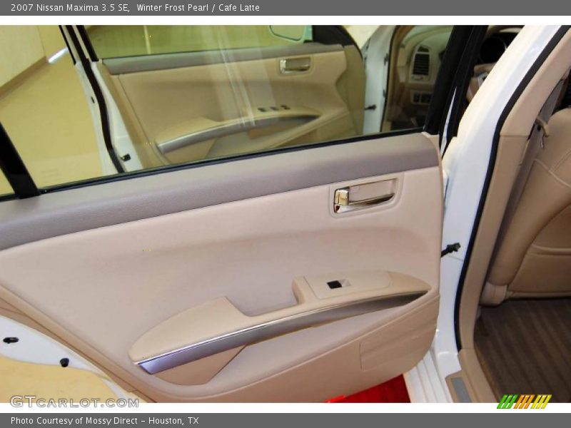 Winter Frost Pearl / Cafe Latte 2007 Nissan Maxima 3.5 SE
