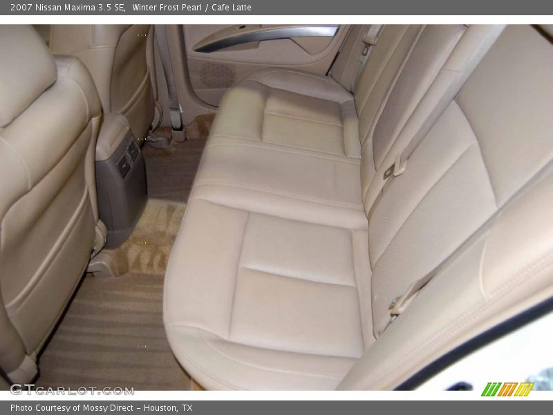 Winter Frost Pearl / Cafe Latte 2007 Nissan Maxima 3.5 SE
