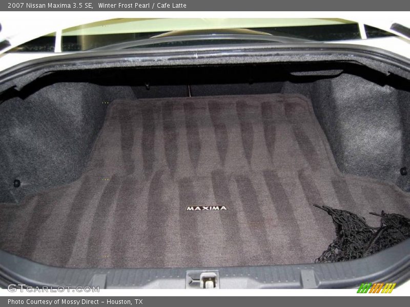 Winter Frost Pearl / Cafe Latte 2007 Nissan Maxima 3.5 SE