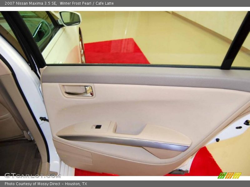 Winter Frost Pearl / Cafe Latte 2007 Nissan Maxima 3.5 SE