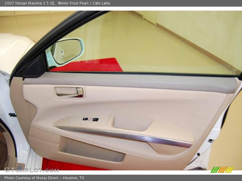 Winter Frost Pearl / Cafe Latte 2007 Nissan Maxima 3.5 SE