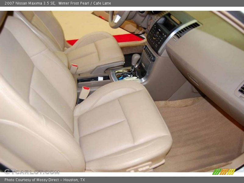 Winter Frost Pearl / Cafe Latte 2007 Nissan Maxima 3.5 SE