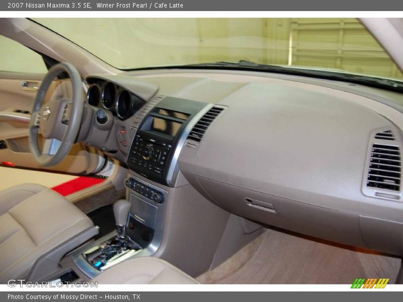 Winter Frost Pearl / Cafe Latte 2007 Nissan Maxima 3.5 SE