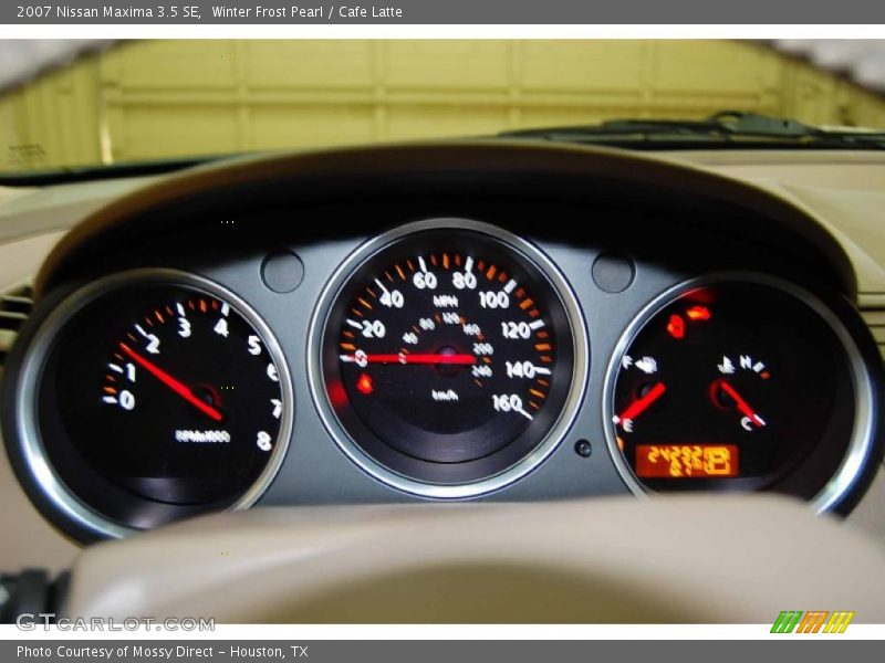 Winter Frost Pearl / Cafe Latte 2007 Nissan Maxima 3.5 SE