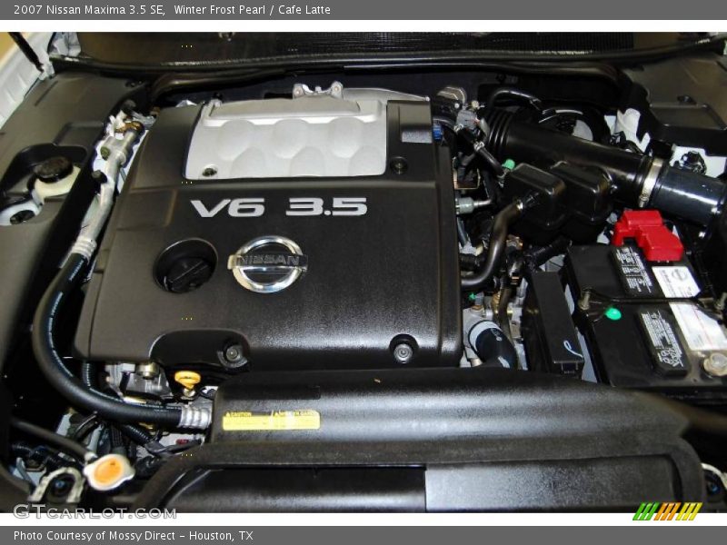 Winter Frost Pearl / Cafe Latte 2007 Nissan Maxima 3.5 SE
