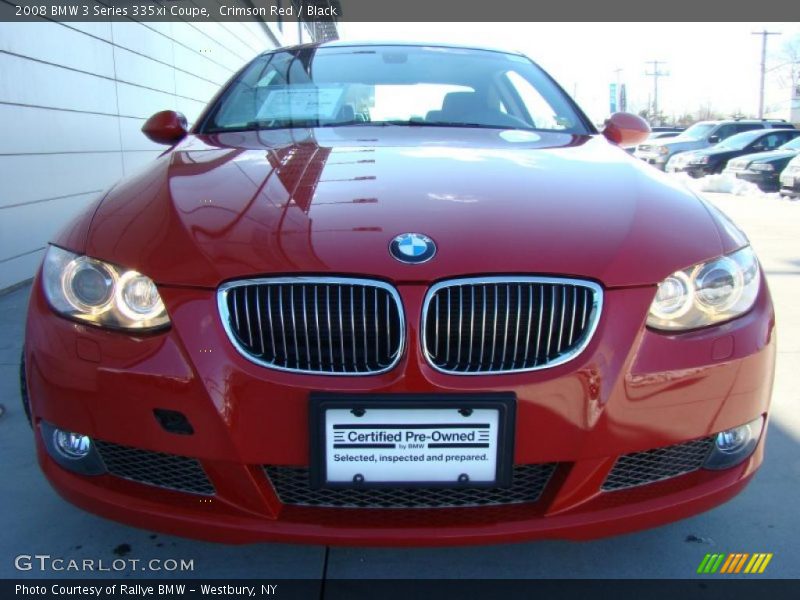 Crimson Red / Black 2008 BMW 3 Series 335xi Coupe