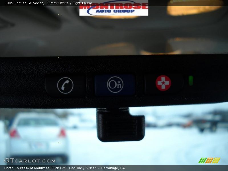 Summit White / Light Taupe 2009 Pontiac G6 Sedan