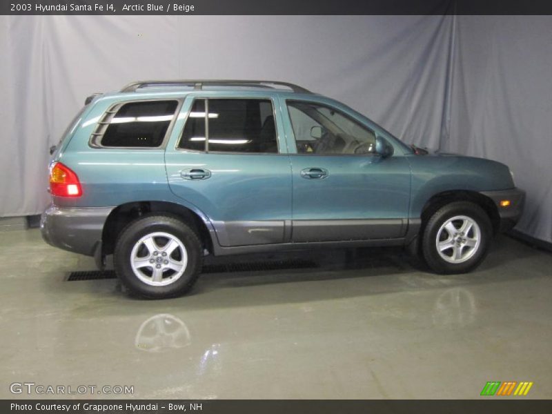 Arctic Blue / Beige 2003 Hyundai Santa Fe I4