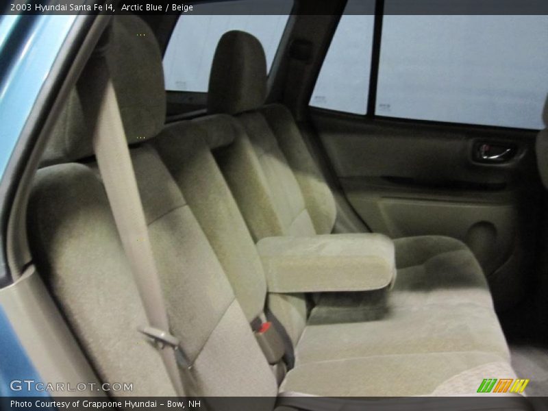 Arctic Blue / Beige 2003 Hyundai Santa Fe I4