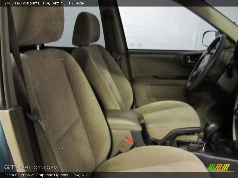 Arctic Blue / Beige 2003 Hyundai Santa Fe I4