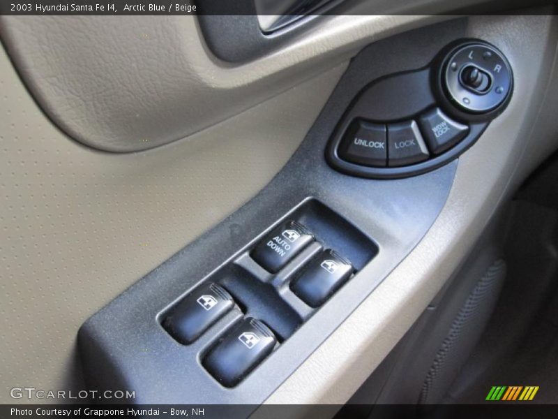 Arctic Blue / Beige 2003 Hyundai Santa Fe I4