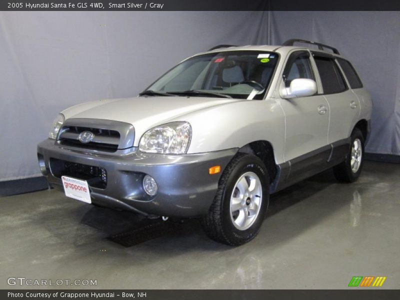 Smart Silver / Gray 2005 Hyundai Santa Fe GLS 4WD
