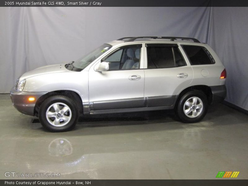 Smart Silver / Gray 2005 Hyundai Santa Fe GLS 4WD