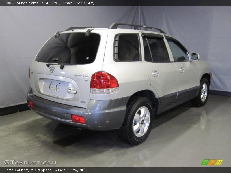 Smart Silver / Gray 2005 Hyundai Santa Fe GLS 4WD