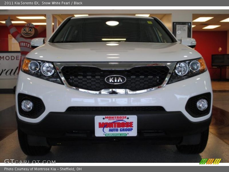 Snow White Pearl / Black 2011 Kia Sorento EX