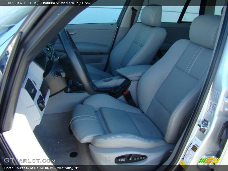 Titanium Silver Metallic / Grey 2007 BMW X3 3.0si