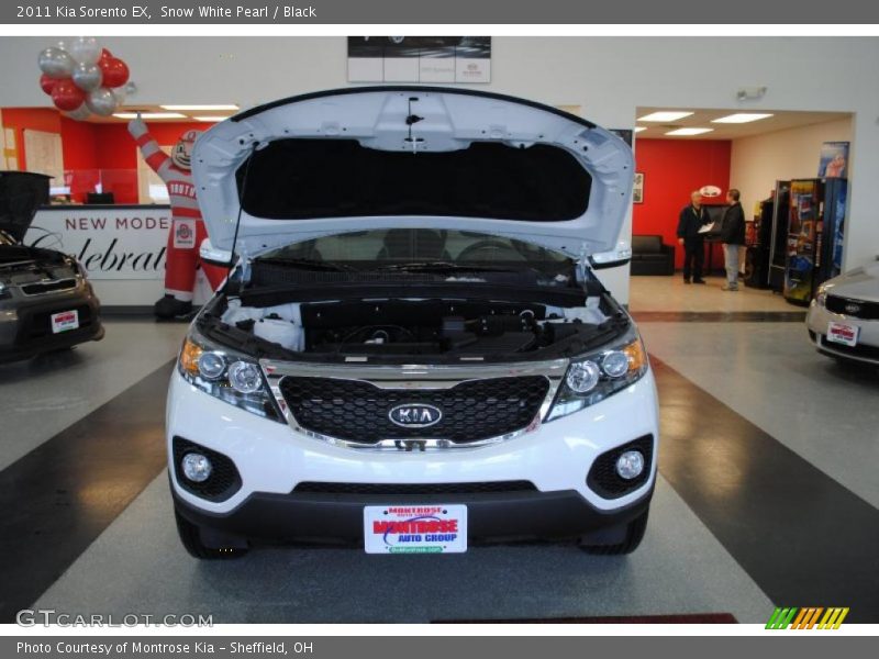 Snow White Pearl / Black 2011 Kia Sorento EX