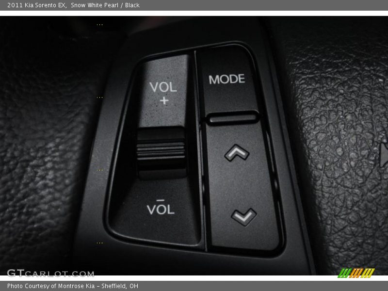 Snow White Pearl / Black 2011 Kia Sorento EX