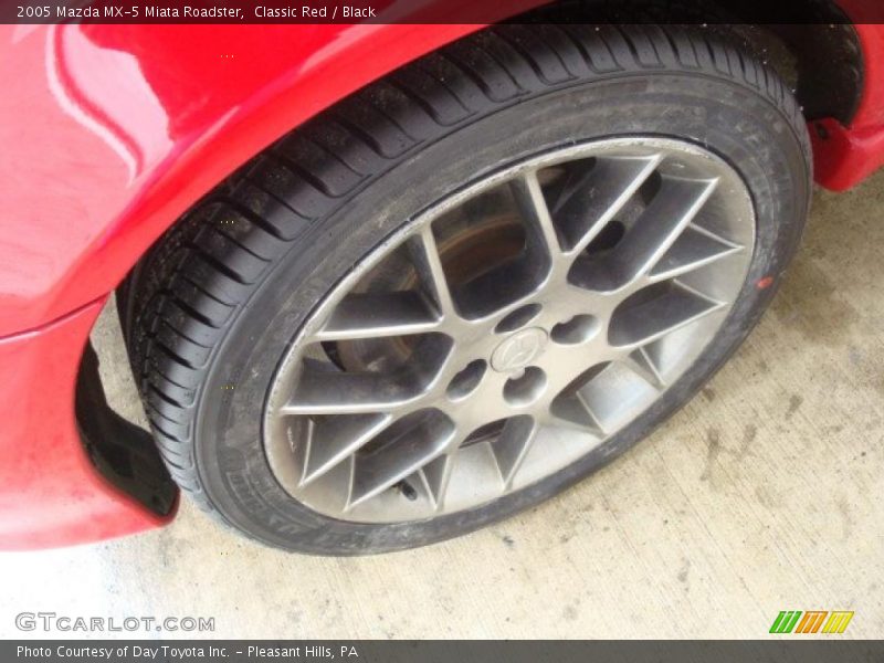 Classic Red / Black 2005 Mazda MX-5 Miata Roadster