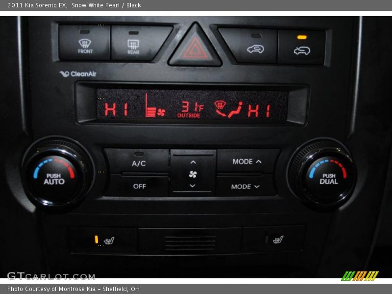Snow White Pearl / Black 2011 Kia Sorento EX