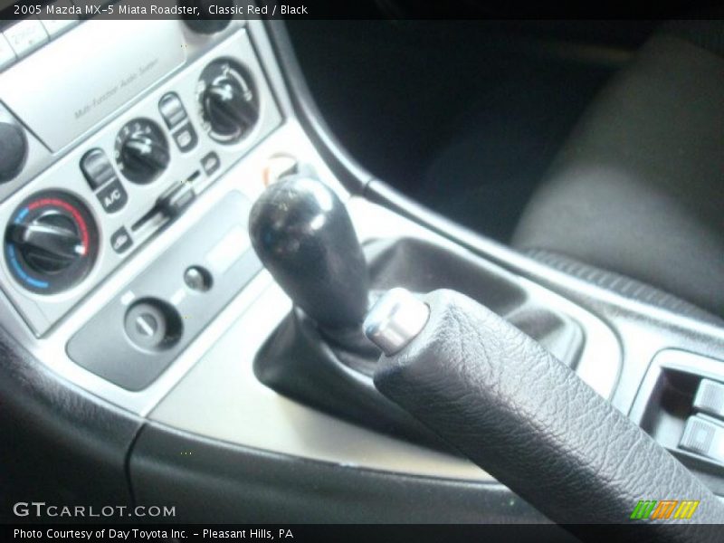 Classic Red / Black 2005 Mazda MX-5 Miata Roadster