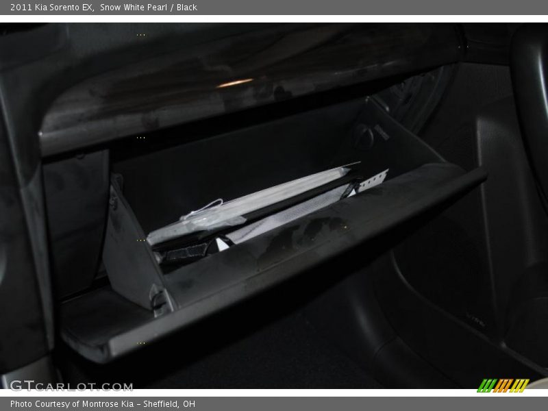 Snow White Pearl / Black 2011 Kia Sorento EX