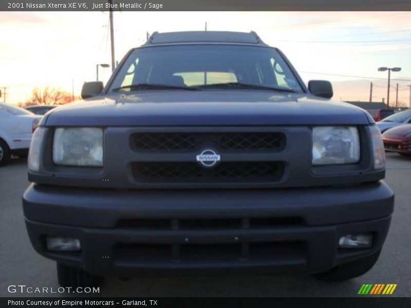 Just Blue Metallic / Sage 2001 Nissan Xterra XE V6