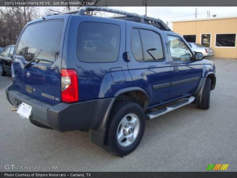 Just Blue Metallic / Sage 2001 Nissan Xterra XE V6