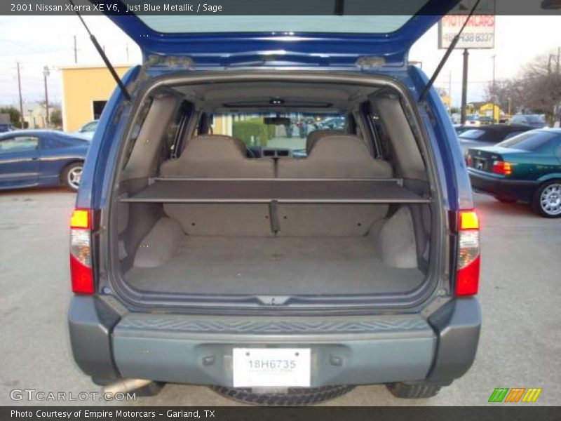 Just Blue Metallic / Sage 2001 Nissan Xterra XE V6