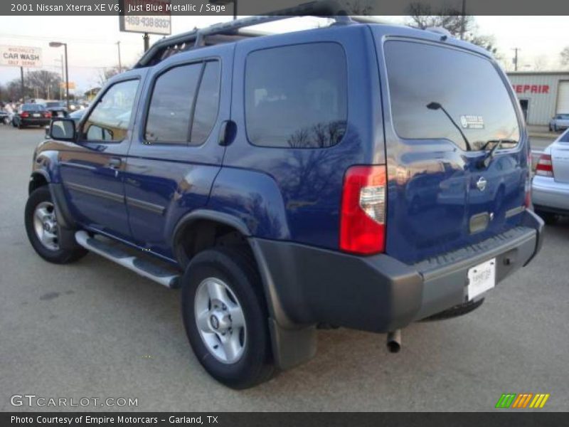 Just Blue Metallic / Sage 2001 Nissan Xterra XE V6