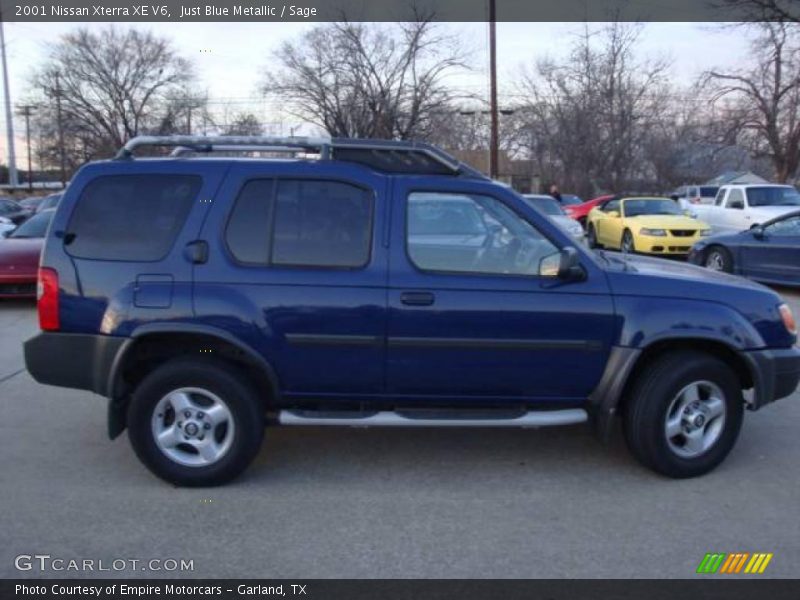 Just Blue Metallic / Sage 2001 Nissan Xterra XE V6