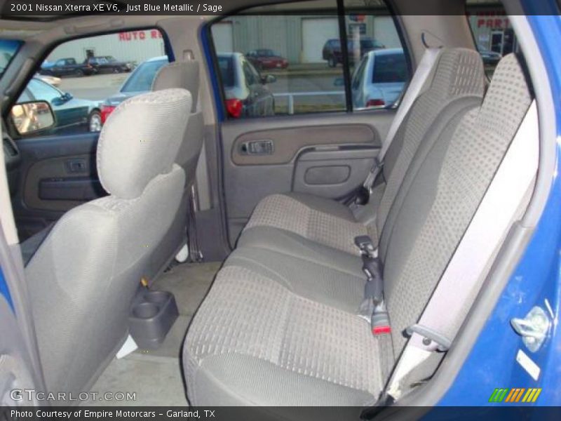 Just Blue Metallic / Sage 2001 Nissan Xterra XE V6