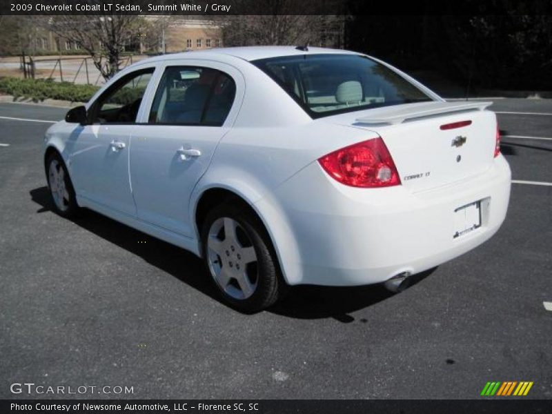 Summit White / Gray 2009 Chevrolet Cobalt LT Sedan