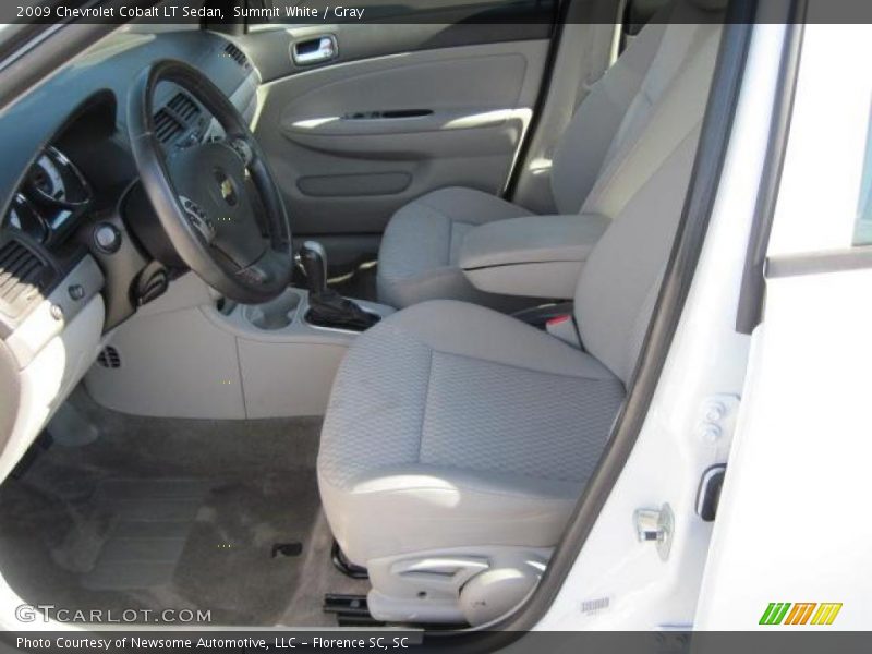 Summit White / Gray 2009 Chevrolet Cobalt LT Sedan