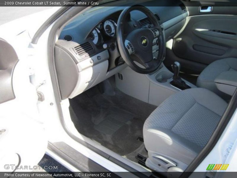 Summit White / Gray 2009 Chevrolet Cobalt LT Sedan