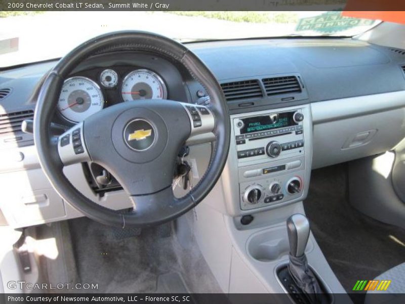 Summit White / Gray 2009 Chevrolet Cobalt LT Sedan