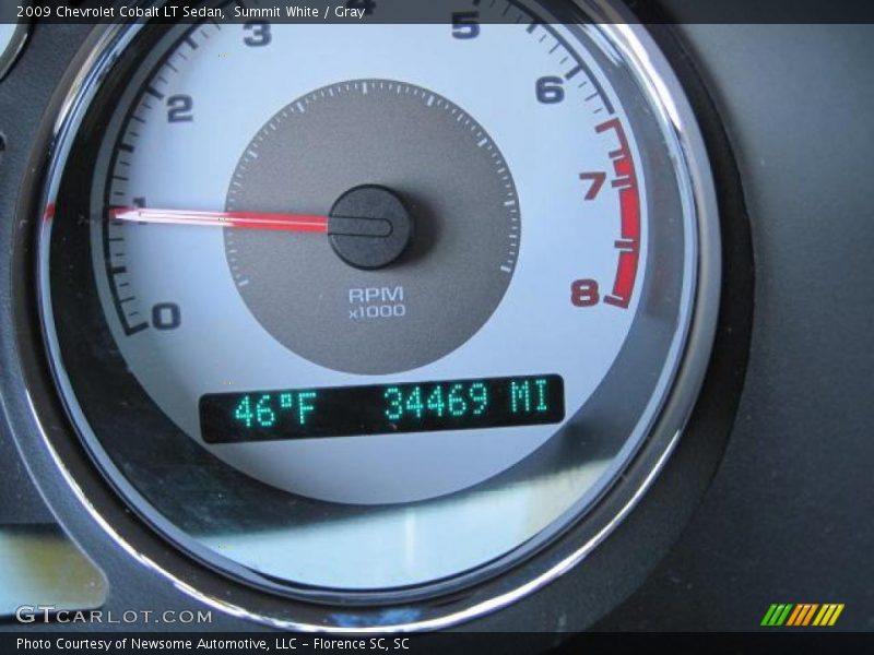 Summit White / Gray 2009 Chevrolet Cobalt LT Sedan