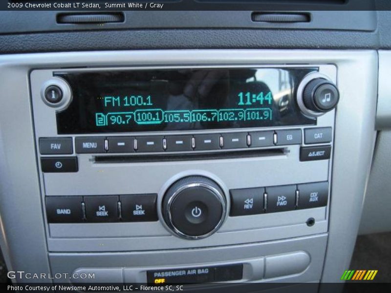 Summit White / Gray 2009 Chevrolet Cobalt LT Sedan
