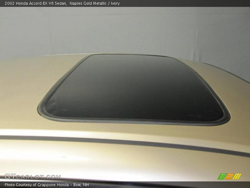 Naples Gold Metallic / Ivory 2002 Honda Accord EX V6 Sedan