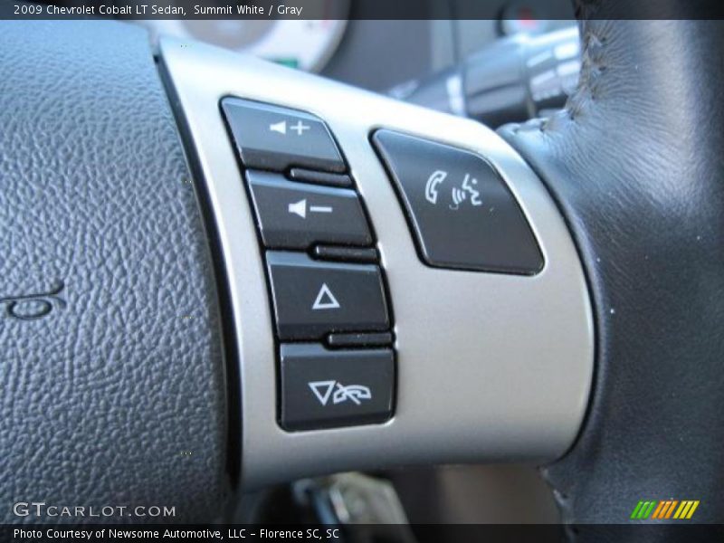 Summit White / Gray 2009 Chevrolet Cobalt LT Sedan