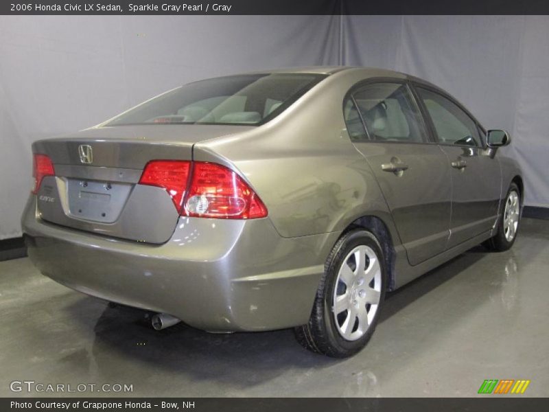 Sparkle Gray Pearl / Gray 2006 Honda Civic LX Sedan