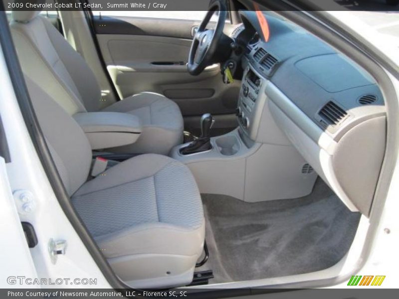 Summit White / Gray 2009 Chevrolet Cobalt LT Sedan